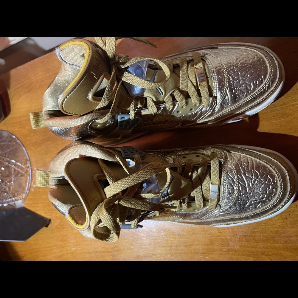 Nike Air Jordan Spizike Metallic Gold 10.5 VNDS 100% Authentic